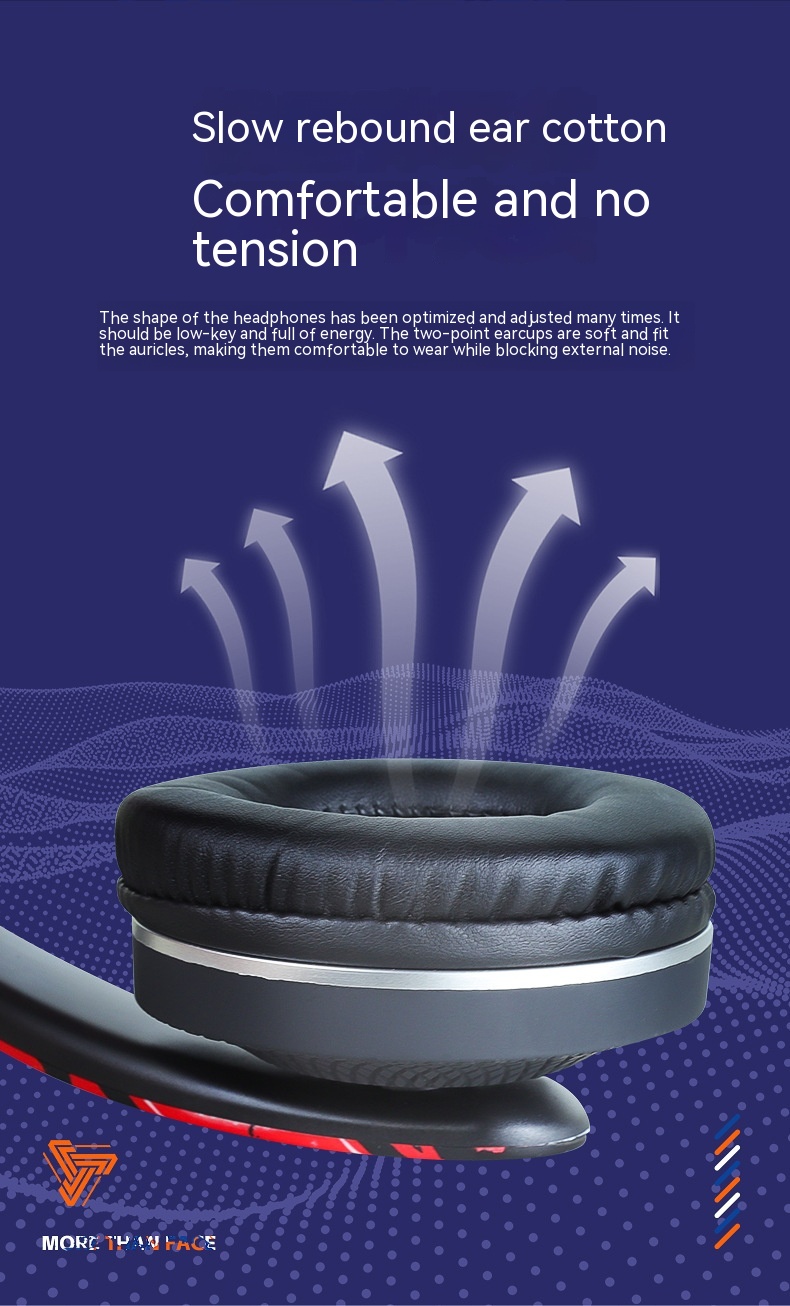 Kuchao Graffiti Bass Headset Wireless Bluetooth Headset - Image 15