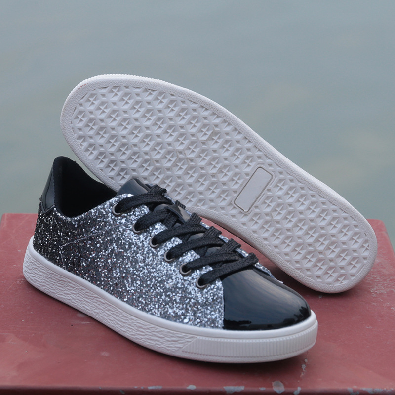 Title 1, Color sequin street low shoes, perfect for a fa...