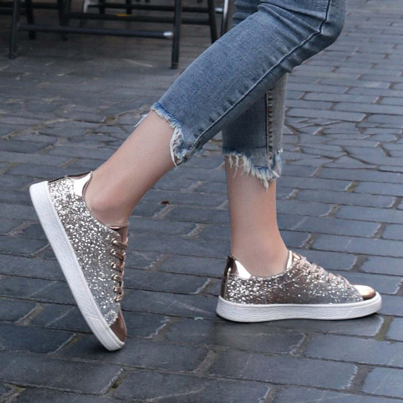 Title 6, Color sequin street low shoes, perfect for a fa...