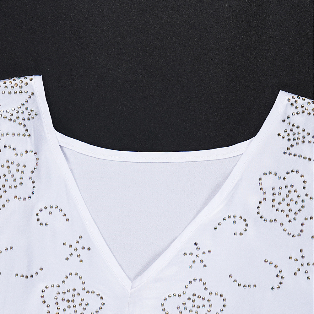 Exquisite Nigerian Dresses – Beaded Chiffon Elegance with Brooch Detail 66 2403140133220328200