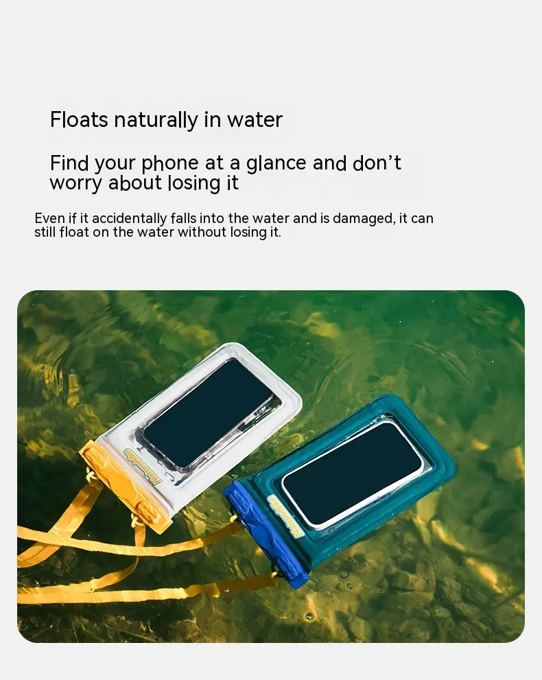 Naturehike Quilted Buoyancy Mobile Phone Waterproof Bag Touch Screen