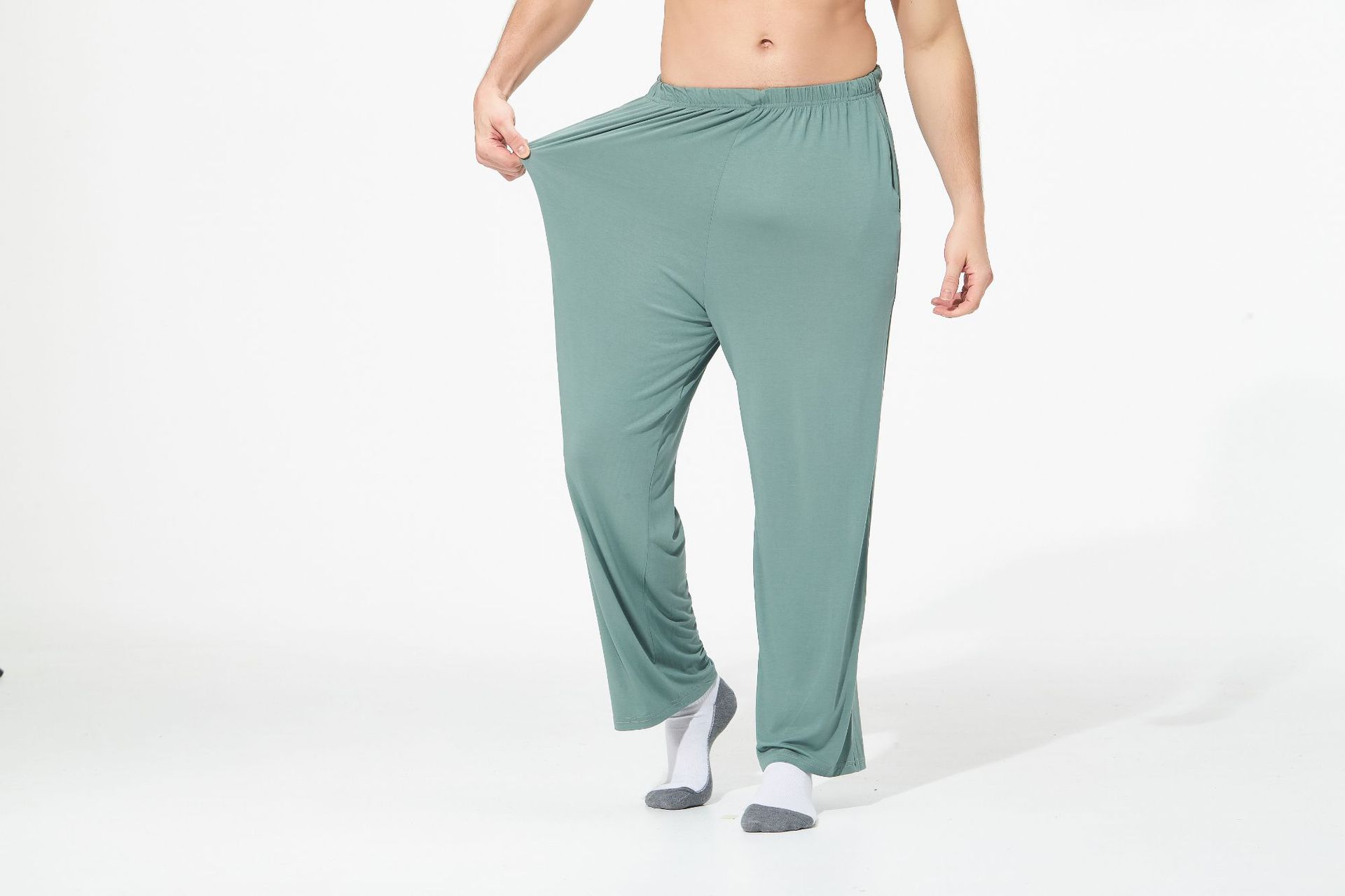 Men's Thin Home Pants Plus Size Baggy Pajama Pants