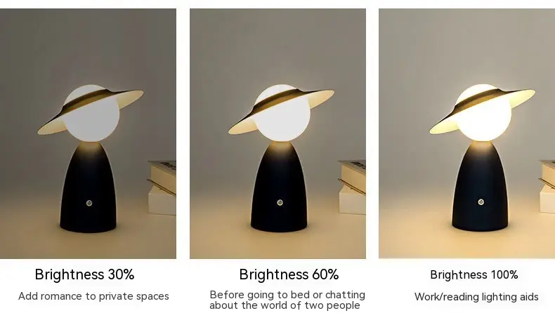 European Creative Charging Metal USB Table Lamp