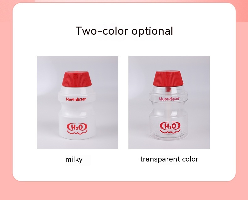 New Creative Yogurt Cup Humidifier Usb Hydrating Mute Sprayer Atmosphere Night Light