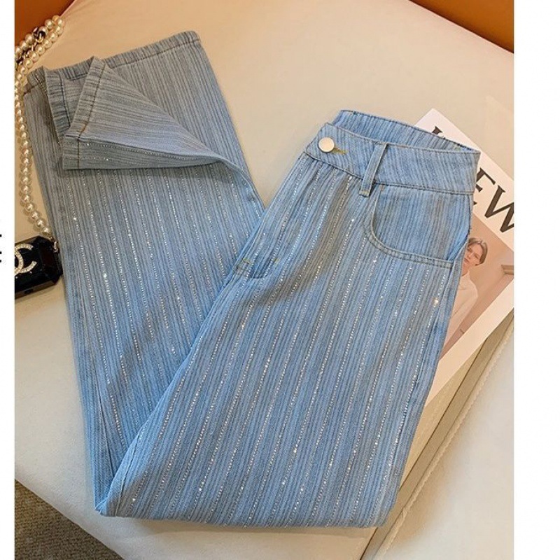 Title 2, Light Blue High Waist Jeans for Women. These je...