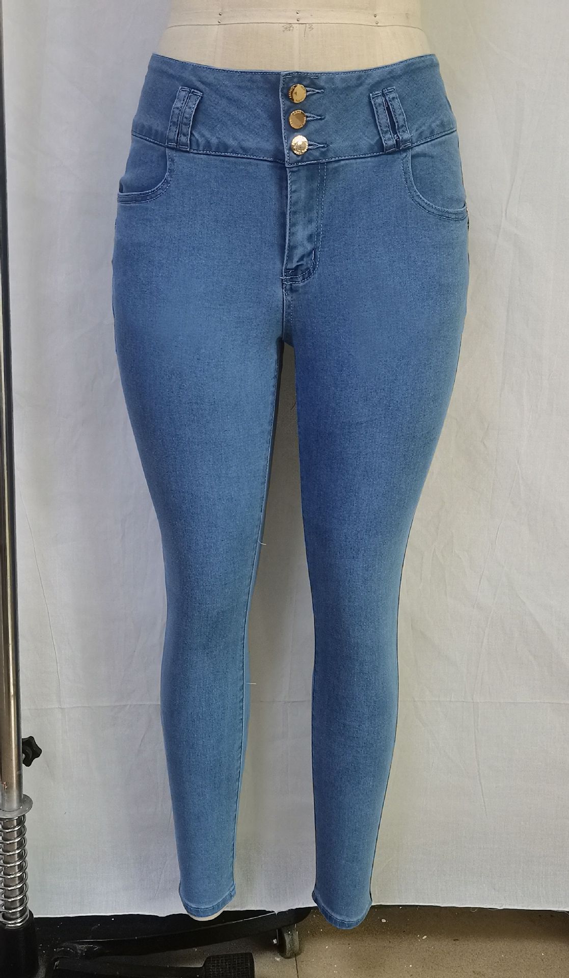 Title 6, Damen High Waist Jeans Skinny Hosen Eng Stretch...