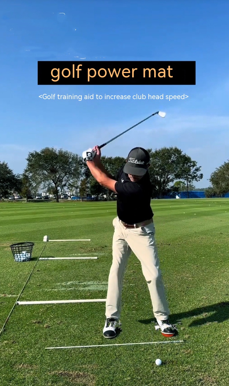 Golf Strength Rubber Center Of Gravity Training Mat — foto 6