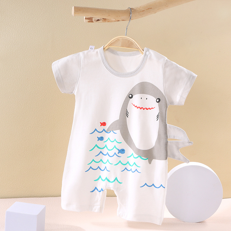 Children's Cotton Dinosaur Baby Jumpsuit