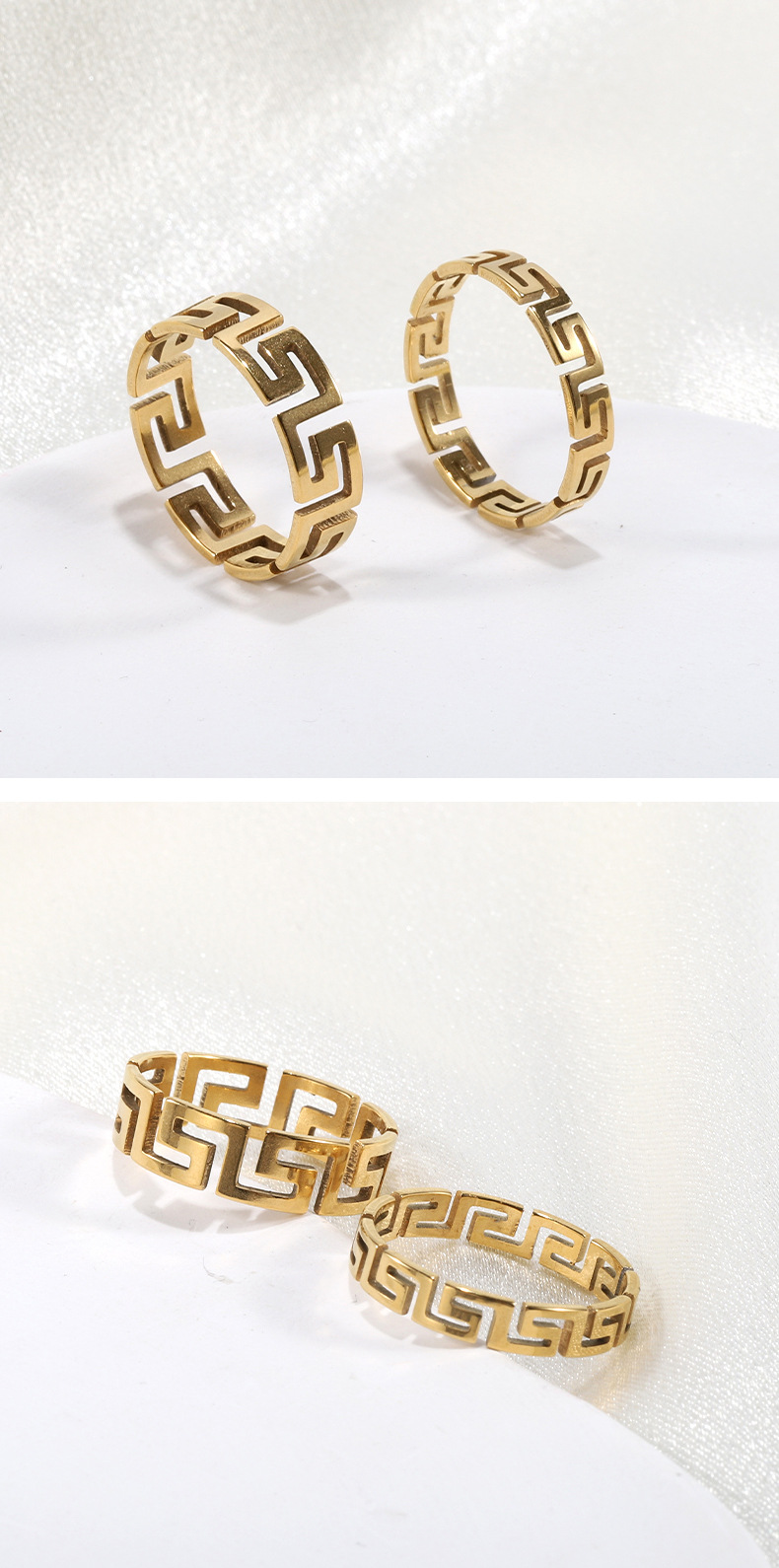 Men's Trendy Non-fading Minority Simple Personalized Fashion Ring High-grade Light Luxury