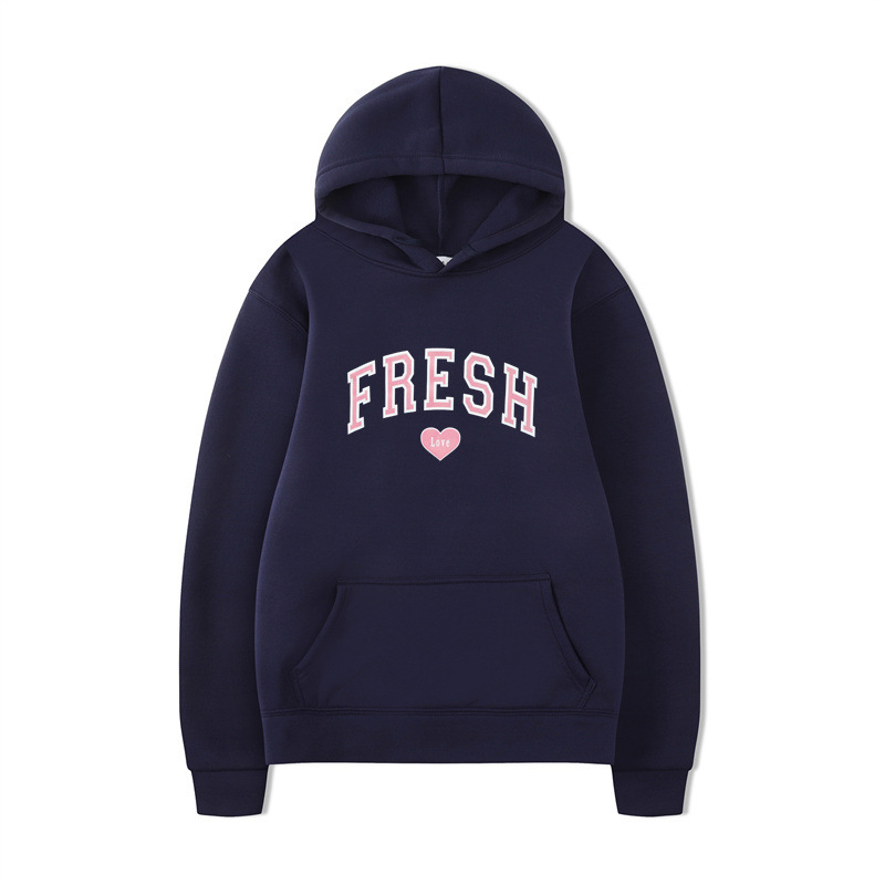 2023 New Letter Printed Boys' Hooded Sweater