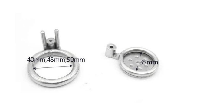 Metal Men’s Bird Cage Chastity Lock Ring Artifact Comrade SM Dog Slave Binding Training