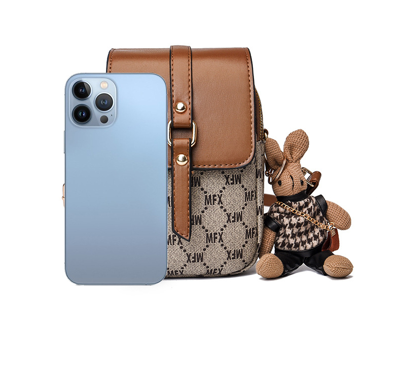 Women's Retro Multi-layer Messenger Mobile Phone Bag - Image 10