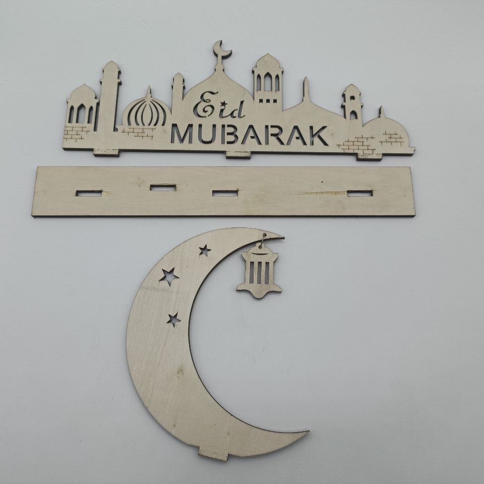 Title 3, Moon And Star DIY Wooden Crafts