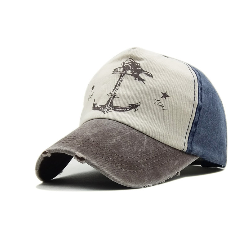 Title 7, Washed cotton baseball cap for a casual and com...