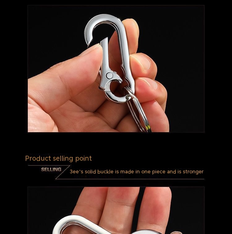 سلسلة مفاتيح بسيطة للرجال بتصميم معلّق على الخصر للسيارة