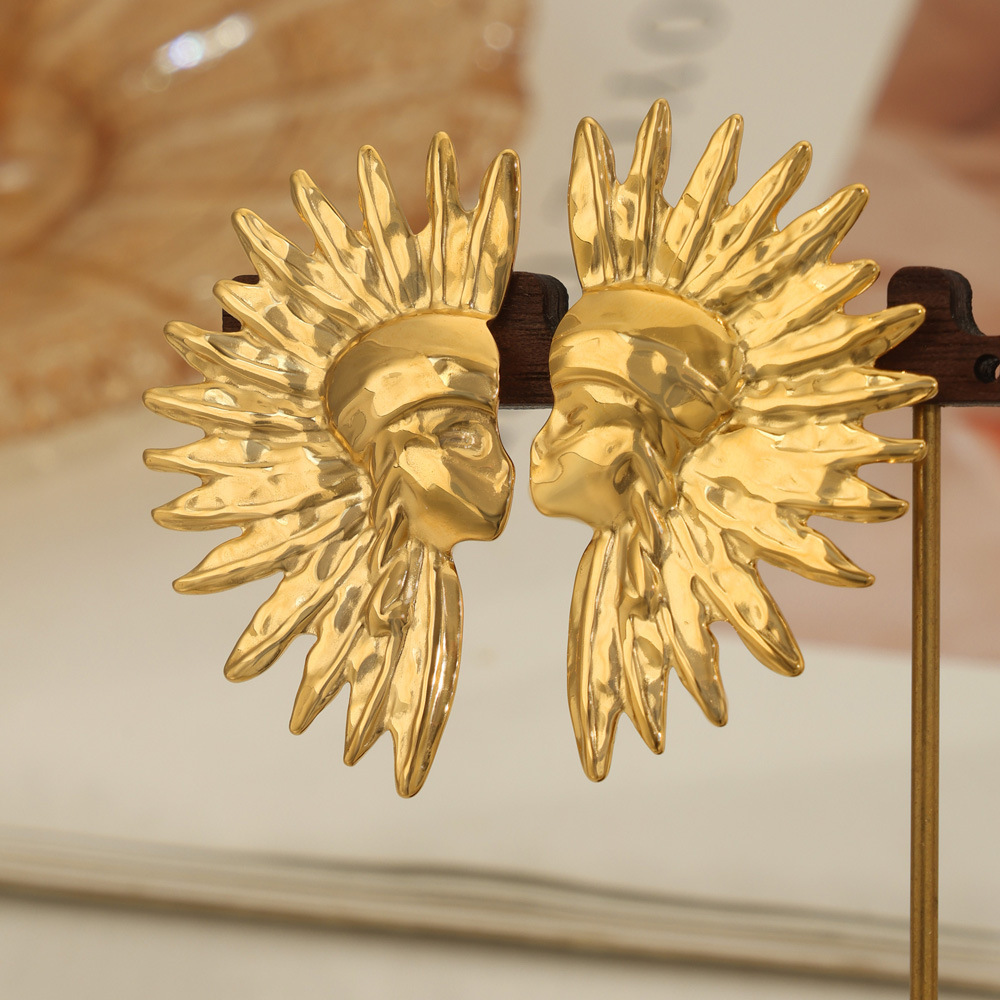 Fashion Heavy Industry Stud Earrings For Women