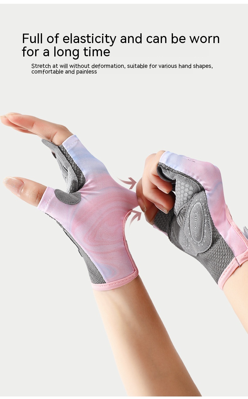 Title 8, Sports Gloves Riding Half Finger Wear-resistant...