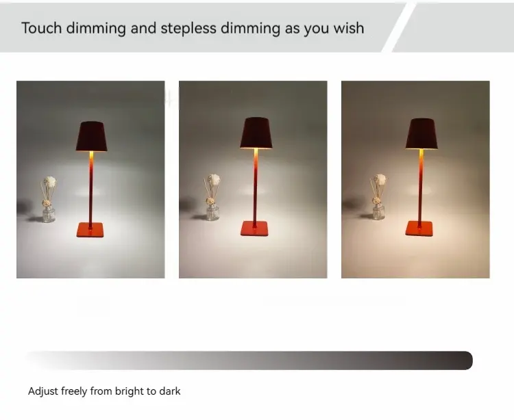High Leg Wrought Iron Atmosphere Decorative Table Lamp
