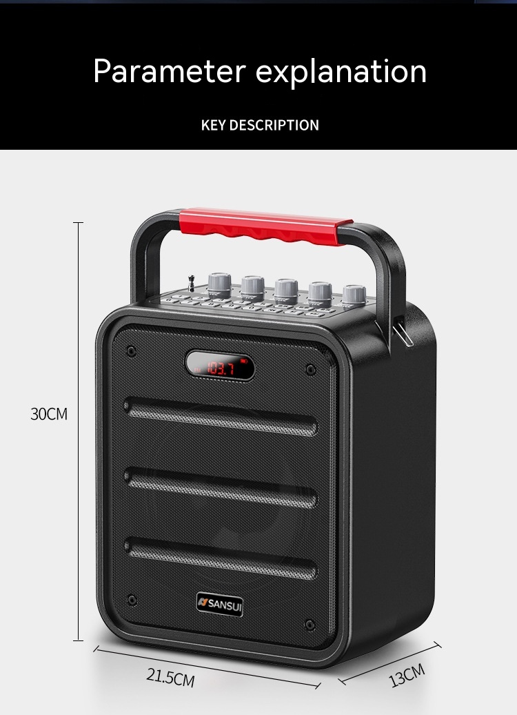 Square Audio High-power Portable Subwoofer