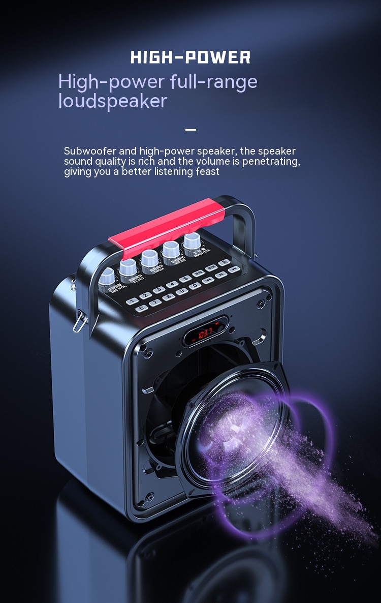 Square Audio High-power Portable Subwoofer - Image 19