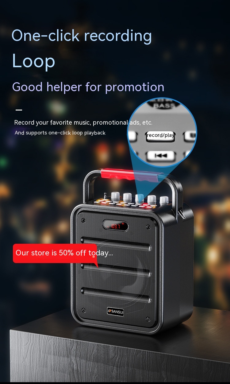 Square Audio High-power Portable Subwoofer - Image 18