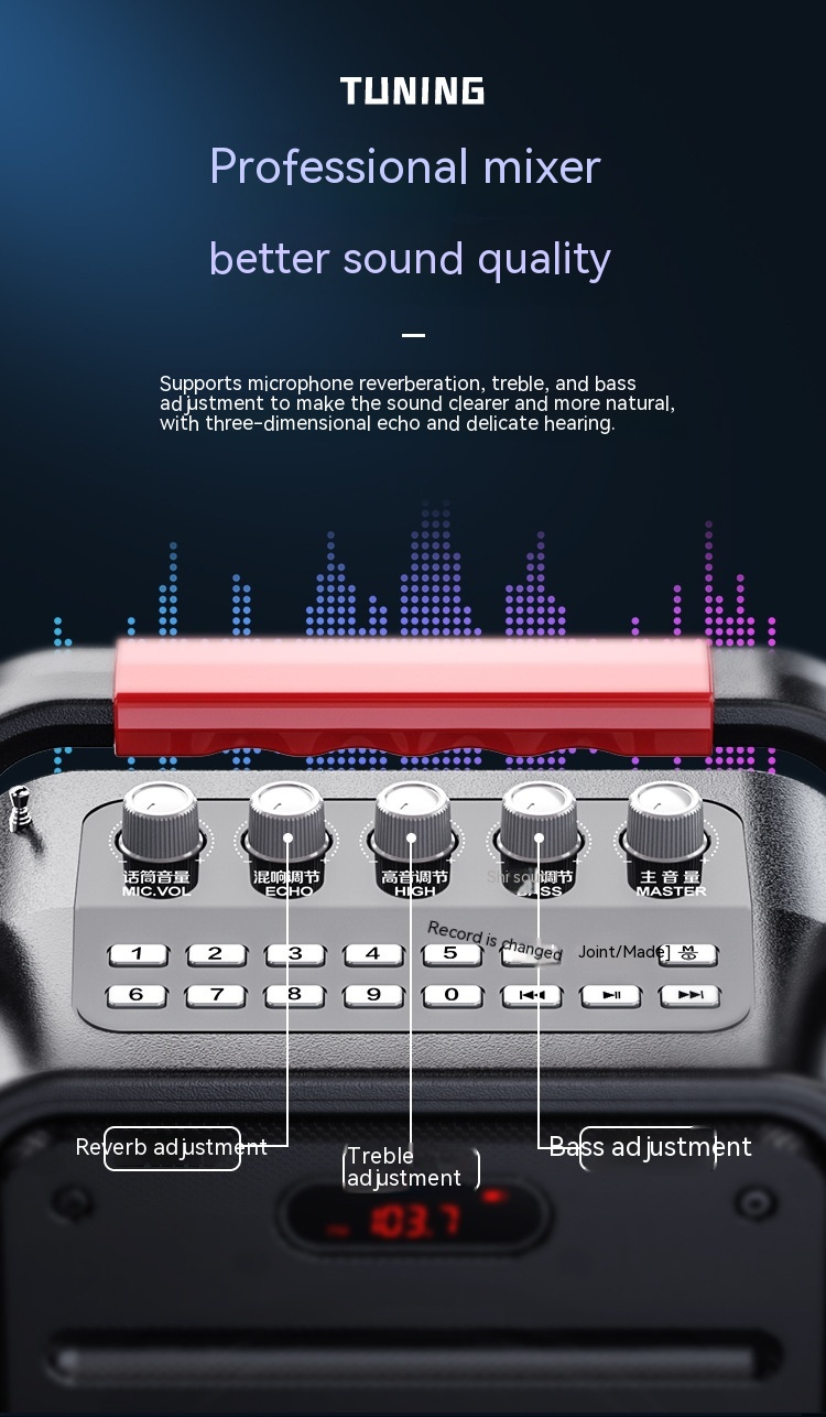 Square Audio High-power Portable Subwoofer - Image 4