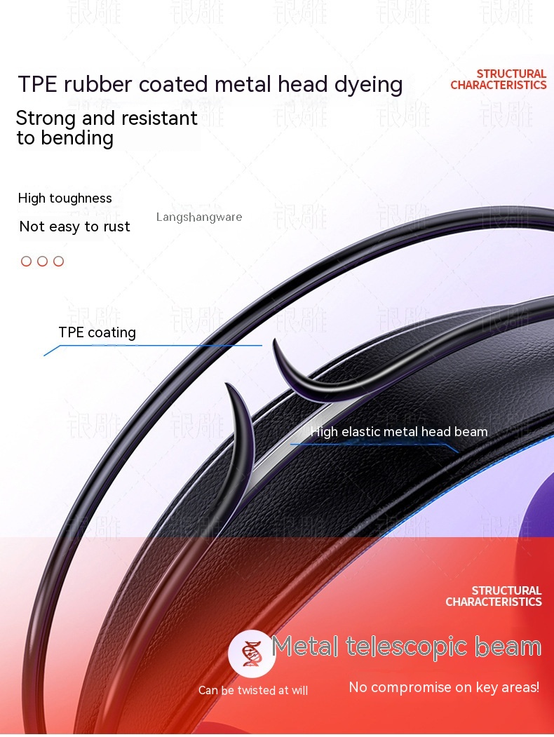Vista 23 de Silver Eagle Q7 Head-mounted Computer Earphone With Microphone Luminous Channel USB Gaming Headset