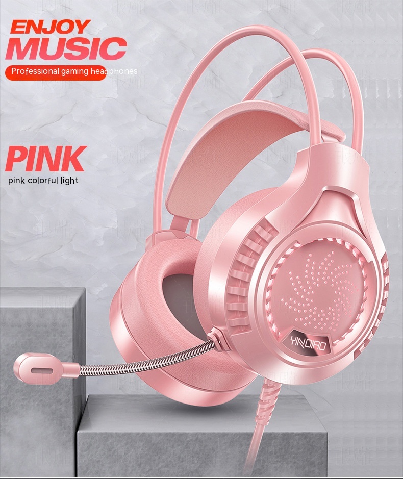 Vista 22 de Silver Eagle Q7 Head-mounted Computer Earphone With Microphone Luminous Channel USB Gaming Headset