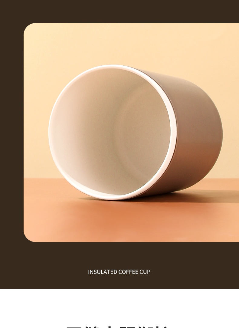 304 Stainless Steel Coffee Cup Double Insulation Good-looking Car Portable