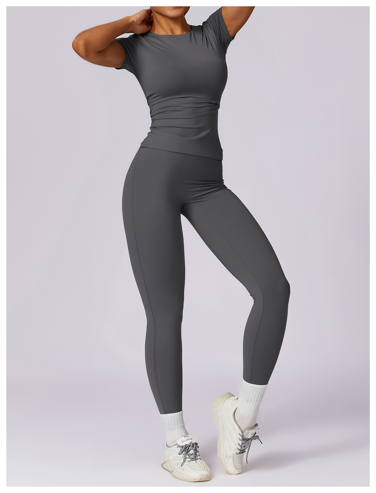 Breathable Tight Yoga Short Sleeve Blouse T-shirt