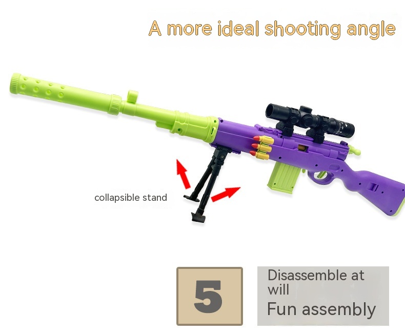 Title 3, Toy Radish Gun 98K Throw Shell Soft Bomb Manual