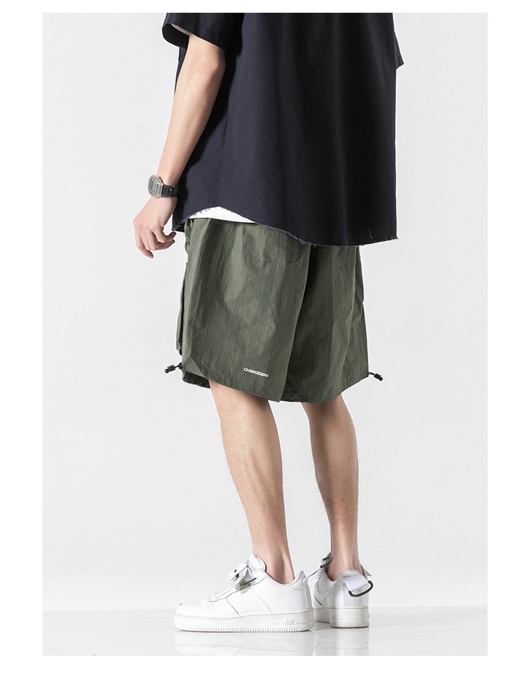 Summer New Big Workwear With Pocket Shorts Men