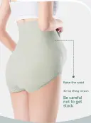 Thin Breathable Cotton Crotch Belly Support Postpartum Pregnant Women Seamless Underwear view 14