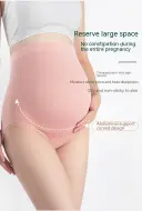 Thin Breathable Cotton Crotch Belly Support Postpartum Pregnant Women Seamless Underwear view 24