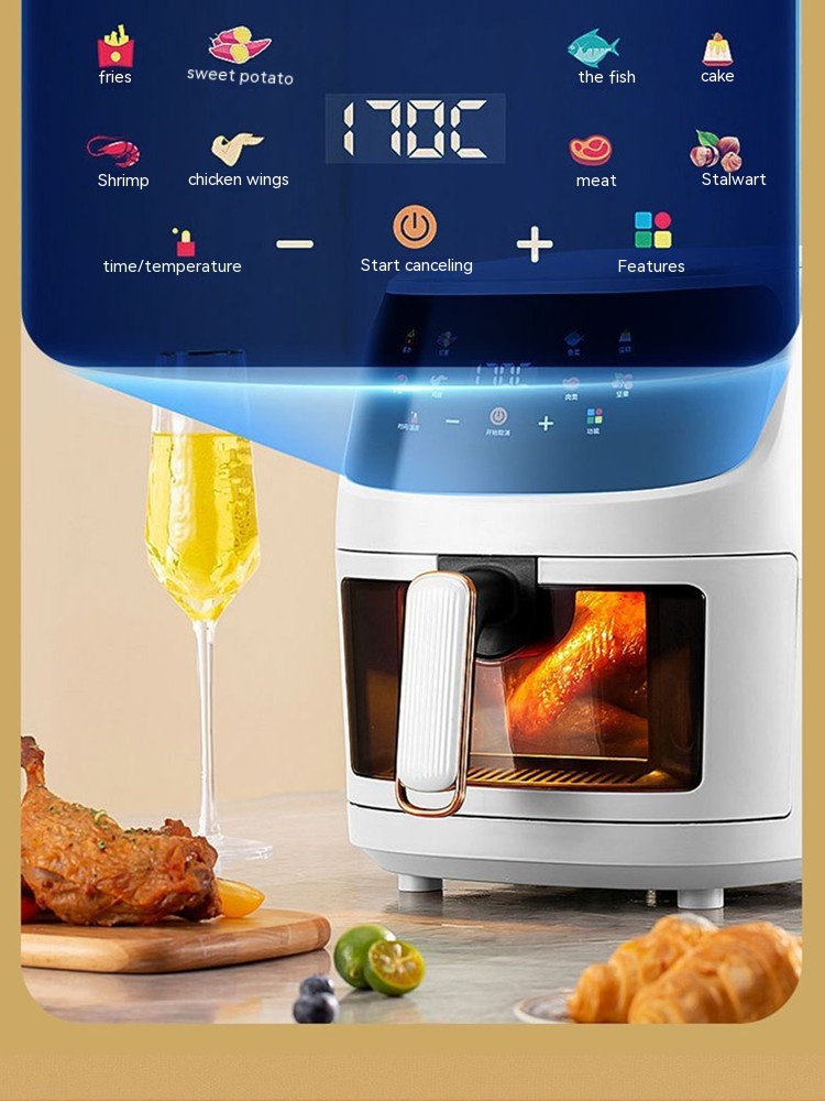 Home Intelligent Large Capacity Visual Multifunctional Air Fryer — foto 6