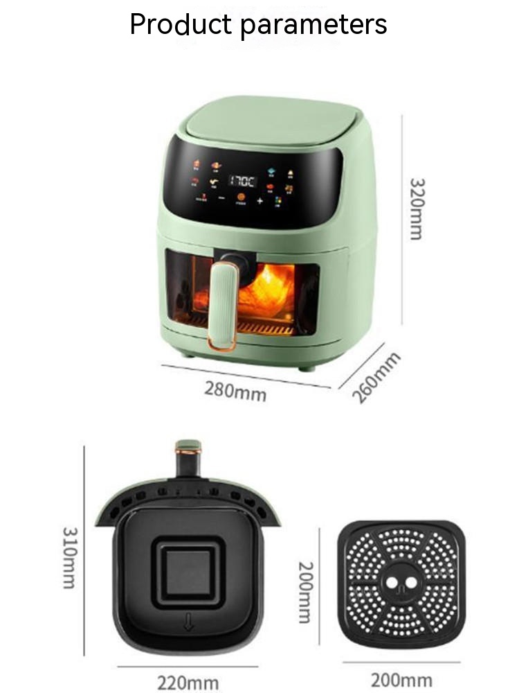 Home Intelligent Large Capacity Visual Multifunctional Air Fryer — foto 12