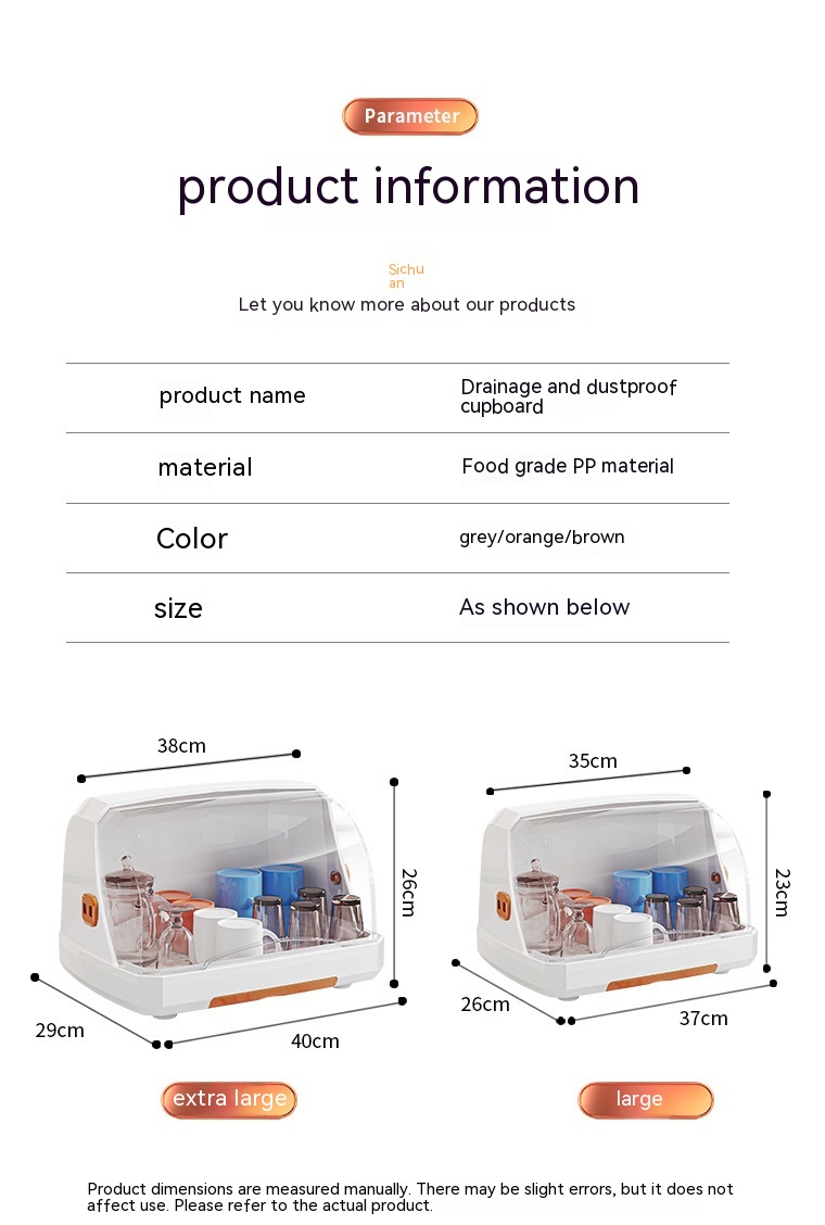 Cup Storage Box Plastic Storage Rack — foto 4