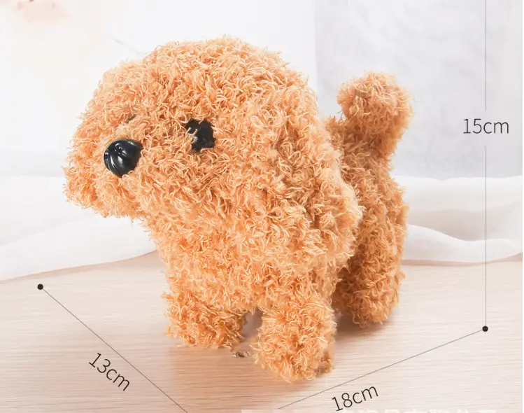 Electric Artificial Dog Plush Teddy Will Shake The Tail When Twisting The Butt