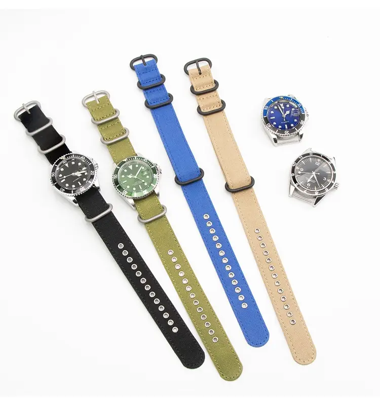 Canvas Nylon Thickened Watch Band
