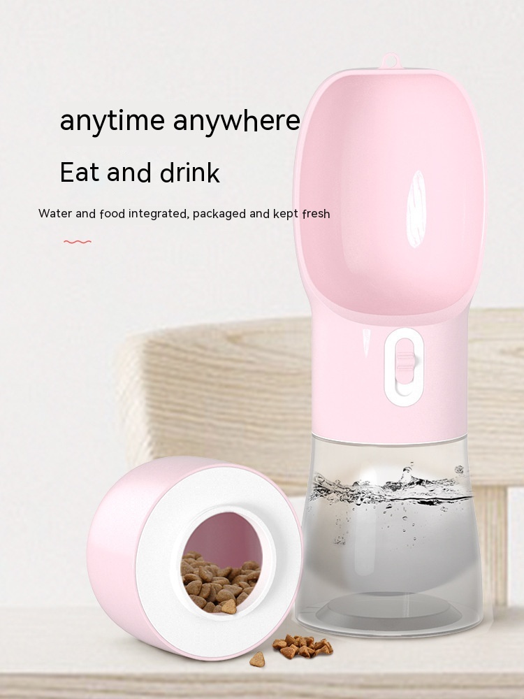 Pet Outdoor Drinking Glass Multifunctional Portable Cup Portable Water Food Cup Dog Drinking Cup