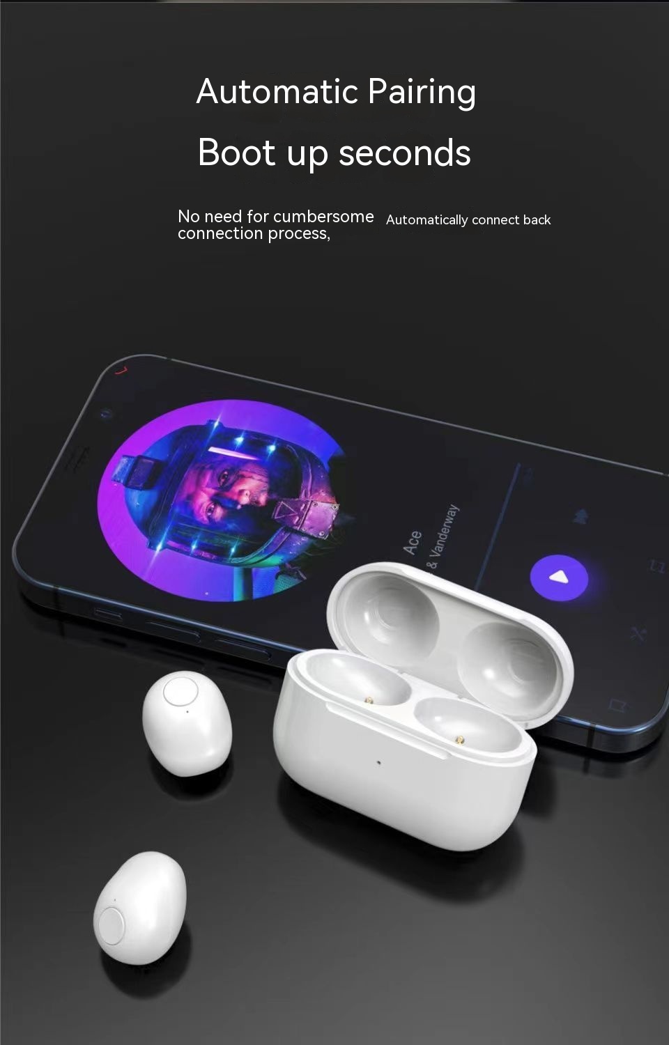 Casque Bluetooth mini sommeil — Léger, réduction de bruit 6