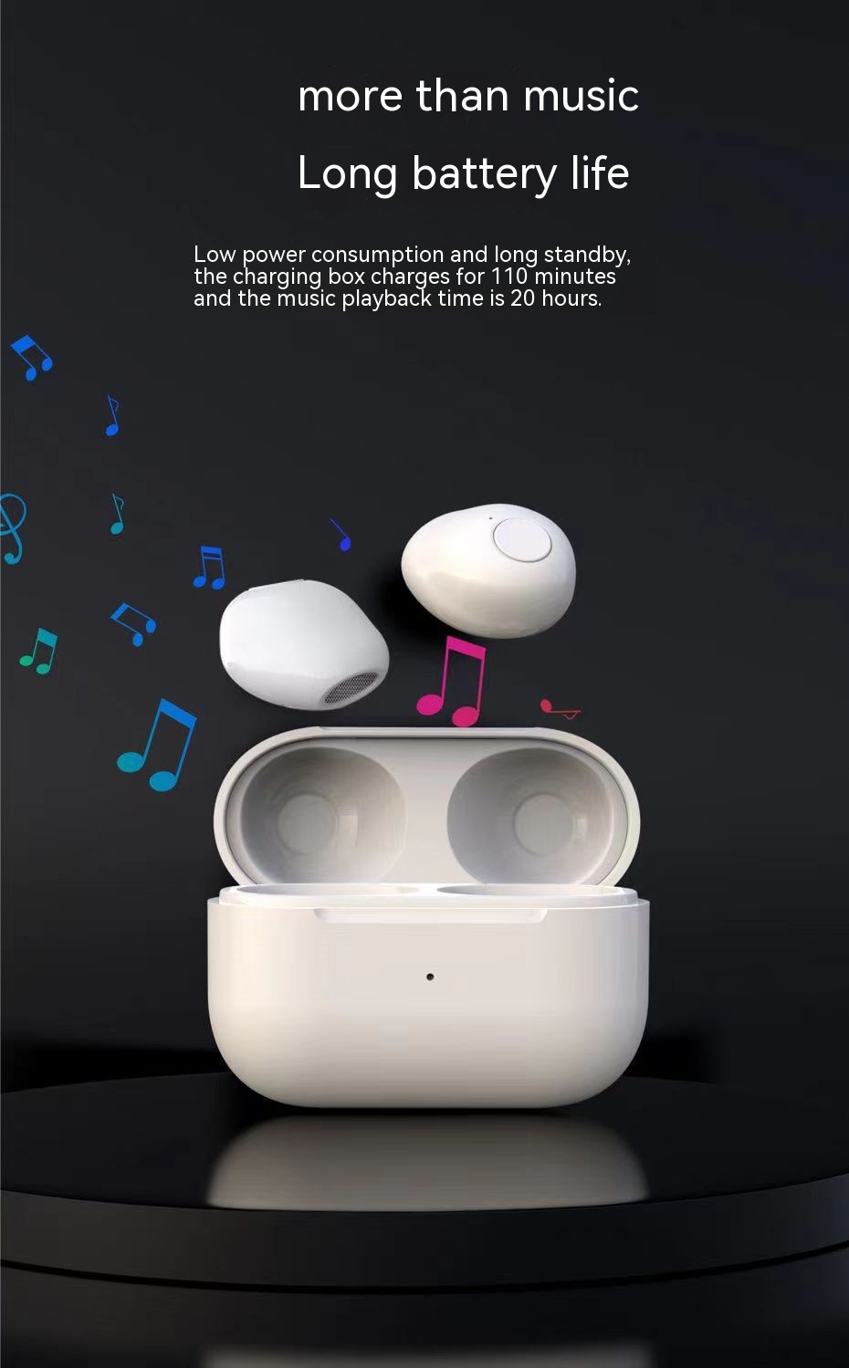 Casque Bluetooth mini sommeil — Léger, réduction de bruit 10