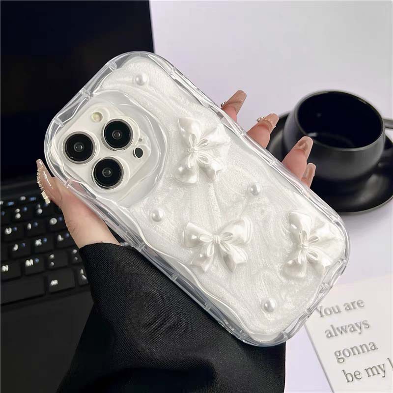 Epoxy Love Heart Bow Tie For Phone Case - Image 9