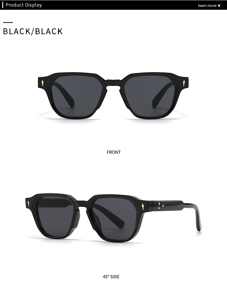 Title 3, Trend Street Snap Modern Charm Retro Sunglasses