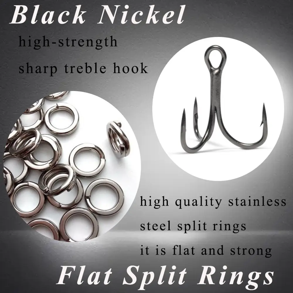 Two Sections With Ring Beads Lure Simulation Bait Submerged Lure Multi-section Bait