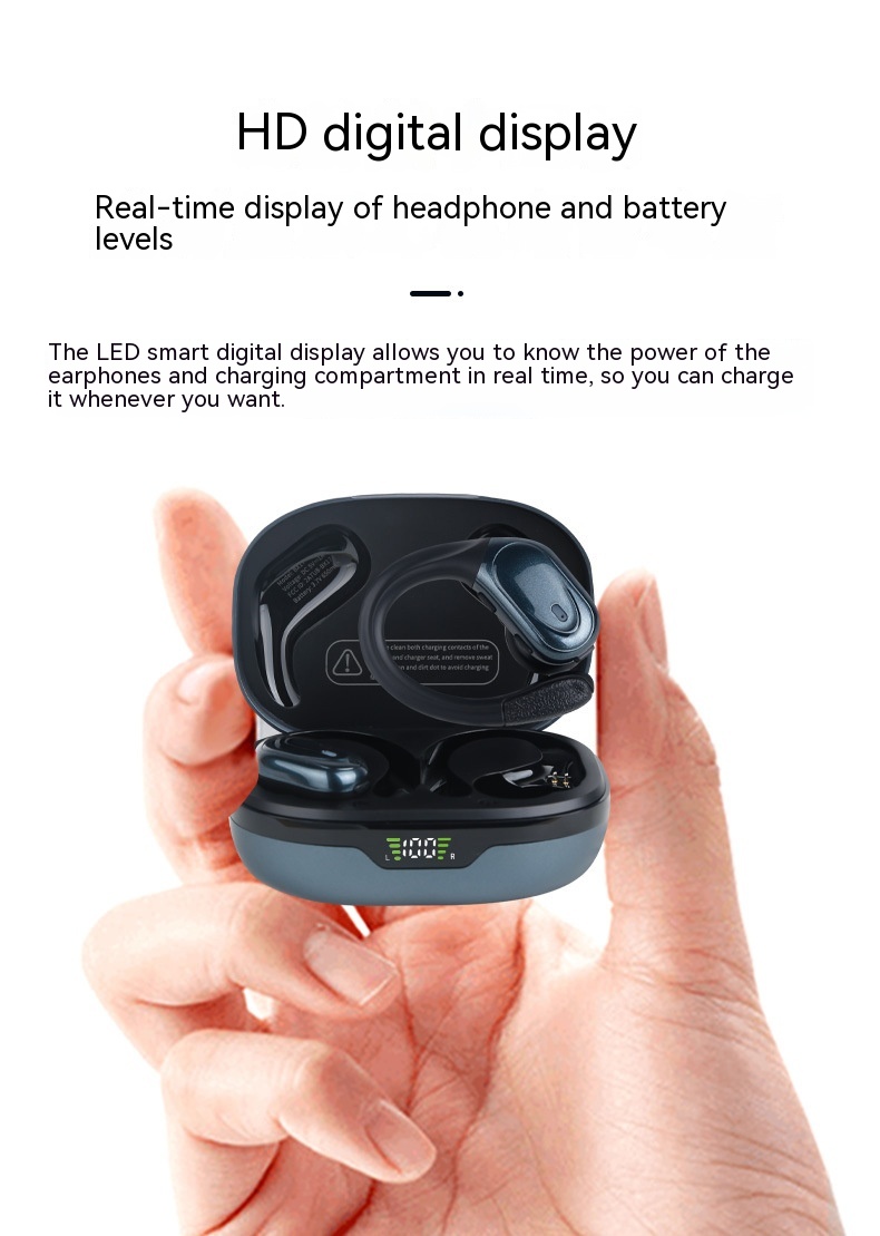 Smart Digital Technology Noise Reduction Sports Can't Get Rid Of Ear-mounted Wireless Headphones - Image 18
