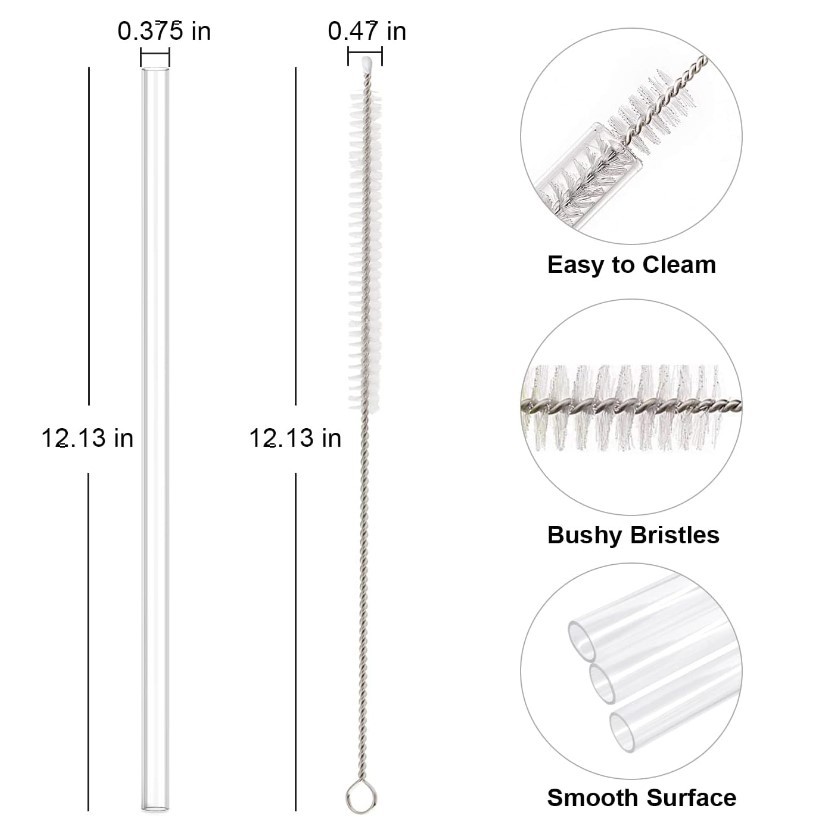 Title 2, Silicone Straw Food Grade Reusable