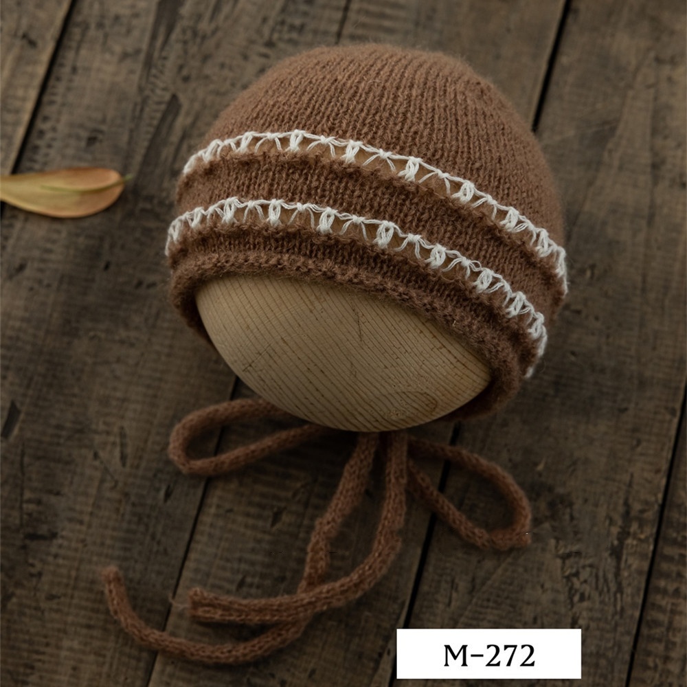 Title 3, Wool Confinement Baby Photography Knitted Hat, ...