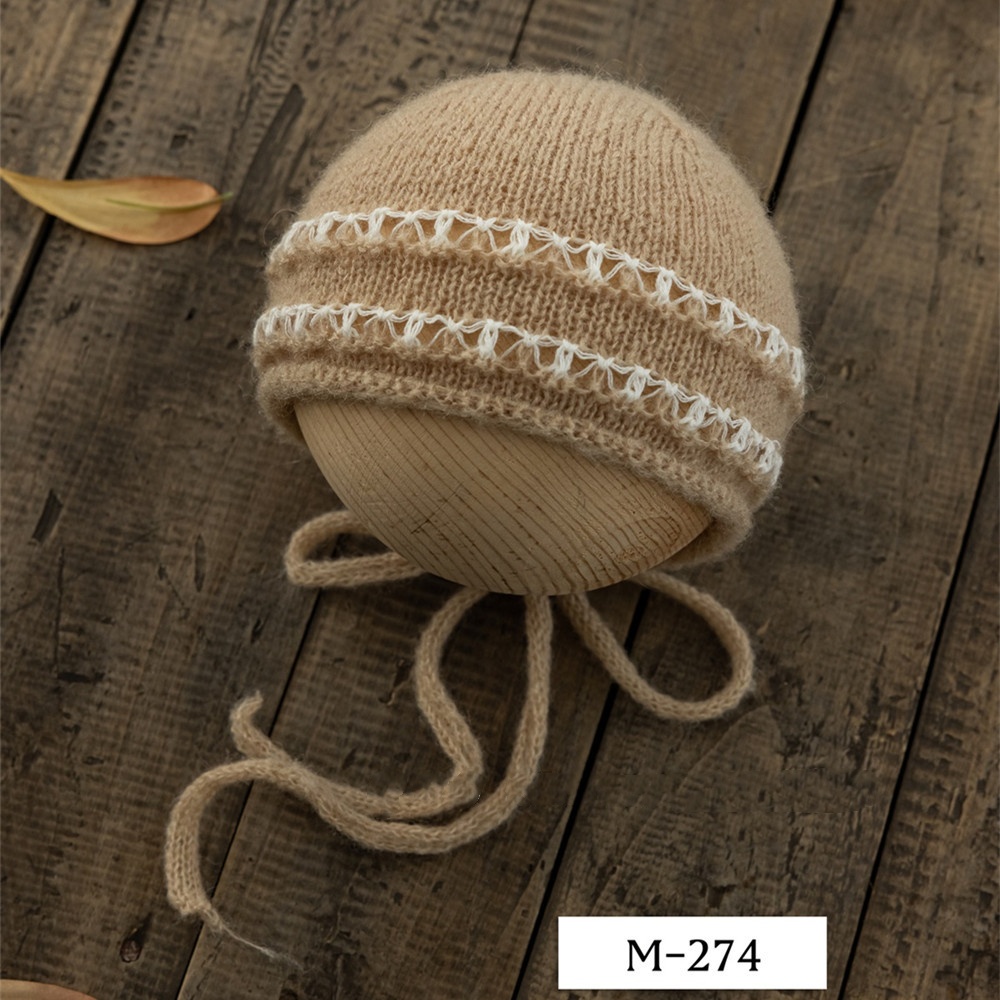 Title 4, Wool Confinement Baby Photography Knitted Hat