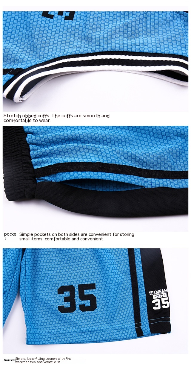 بدلة قطعتين بدون أكمام مع قميص بولو سريع الجفاف للأطفال والطلاب الأكبر سنًا